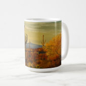 Saguaro in der Wüste von Arizona, von Gary Poling Kaffeetasse (VorderseiteRechts)