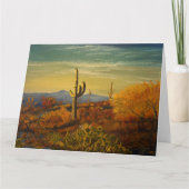 Saguaro in der Wüste von Arizona, von Gary Poling Karte (Vorderseite)