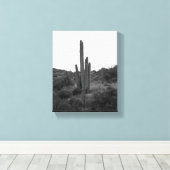 Saguaro-Kaktus 8x10 Leinwanddruck (Insitu (Holzboden))