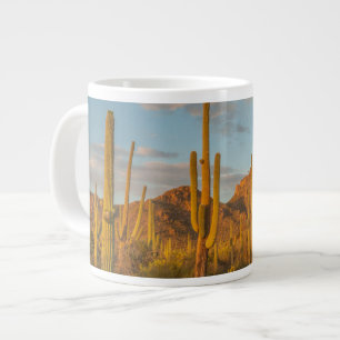 Saguaro-Kaktus bei Sonnenuntergang, Arizona Jumbo-Tasse