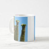 Saguaro-Kaktus-Blüten Kaffeetasse (Vorderseite Links)