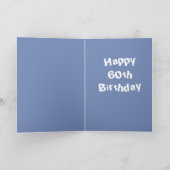 Saguaro-Kaktus-humorvoller Geburtstag schauend Karte (Innenseite)