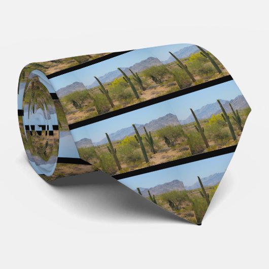 Saguaro-Kaktus Krawatte (Gerollt)