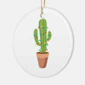 Saguaro-Kaktus-Pflanze Keramikornament (Links)