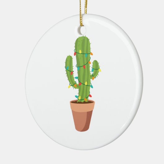 Saguaro-Kaktus-Pflanze Keramikornament (Links)