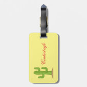 Saguaro-Kaktus Thunder_Cove Gepäckanhänger (Rückseite vertikal)