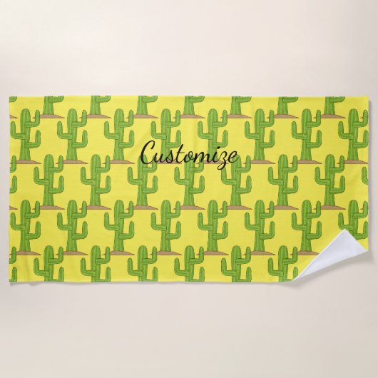 Saguaro-Kaktus Thunder_Cove Strandtuch (Vorderseite)