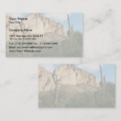 Saguaro-Kaktus Visitenkarte (Vorne/Hinten)