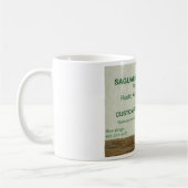 Saguaro-Kunst Businesscard Tasse (Links)