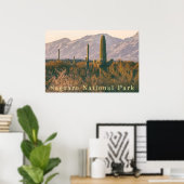 Saguaro Landscape Poster (Heimbüro)