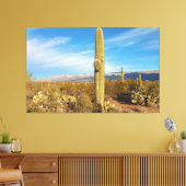 Saguaro Leinwanddruck (Insitu (Wohnzimmer))