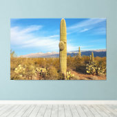Saguaro Leinwanddruck (Insitu (Holzboden))