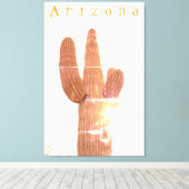 Saguaro Leinwanddruck (Insitu (Holzboden))