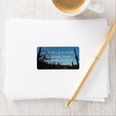 Saguaro Morning am Saguaro Nationalpark Adressaufkleber (Insitu)