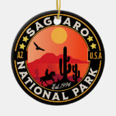 Saguaro National Park Arizona U.S. Keramik Ornament (Vorne)