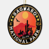 Saguaro National Park Arizona U.S. Keramik Ornament (Links)