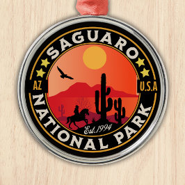 Saguaro National Park Arizona U.S. Ornament Aus Metall