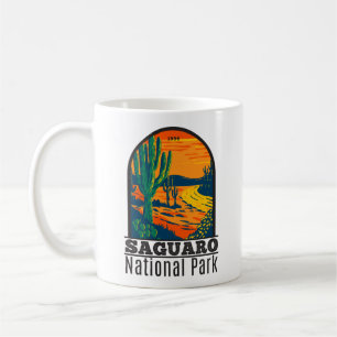 Saguaro National Park Arizona Vintage-Design Kaffeetasse