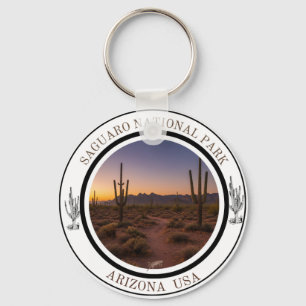 Saguaro National Park Arizona Wüstenuntergang  Schlüsselanhänger