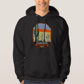 Saguaro Nationalpark Arizona Riesenkaktus Vintag Hoodie (Vorderseite)
