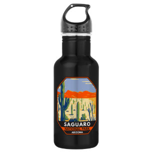 Saguaro-Nationalpark Arizona Riesenkaktus Vintage Edelstahlflasche