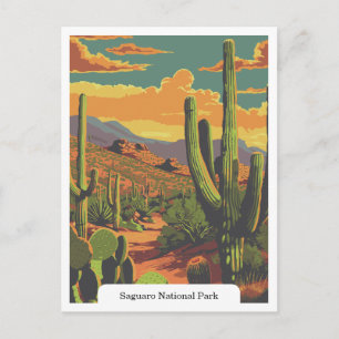 Saguaro-Nationalpark, Arizona USA Postkarte