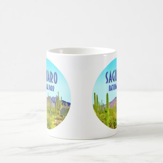 Saguaro Nationalpark Arizona Vintag Kaffeetasse (Mittel)