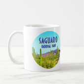 Saguaro Nationalpark Arizona Vintag Kaffeetasse (Links)