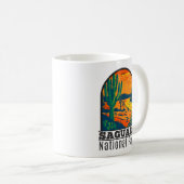Saguaro Nationalpark Arizona Vintag Kaffeetasse (VorderseiteRechts)