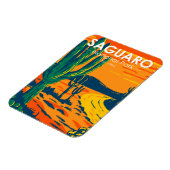 Saguaro Nationalpark Arizona Vintag Magnet (Linke Seite)