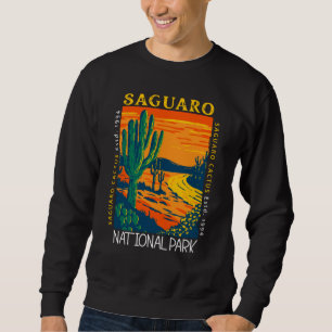 Saguaro Nationalpark Arizona Vintag stört Sweatshirt