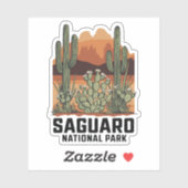 Saguaro-Nationalpark Aufkleber (Blatt)