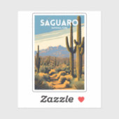 Saguaro-Nationalpark Aufkleber (Blatt)