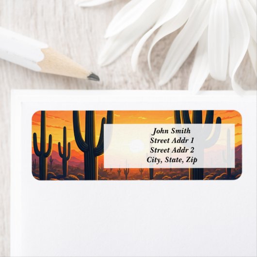 Saguaro Nationalpark Cactus Sunset (Insitu)