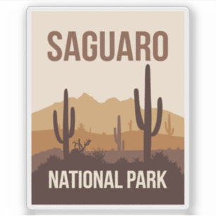 Saguaro Nationalpark California Aufkleber
