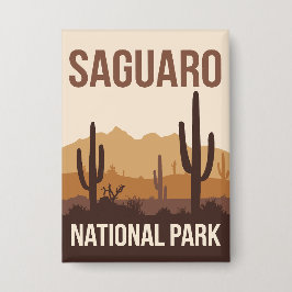 Saguaro Nationalpark California Button