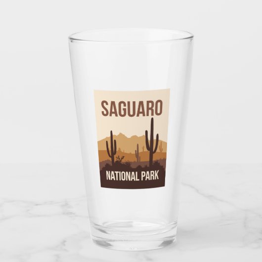 Saguaro Nationalpark California Glas (Vorderseite)