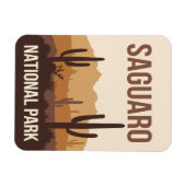 Saguaro Nationalpark California Magnet (Horizontal)