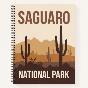 Saguaro Nationalpark California Notizblock
