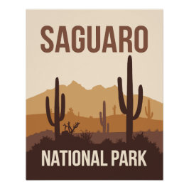 Saguaro Nationalpark California Poster