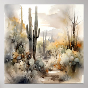 Saguaro Nationalpark California Poster