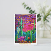 Saguaro Nationalpark California Postkarte (Stehend Vorderseite)