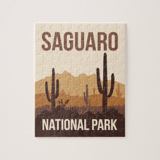 Saguaro Nationalpark California Puzzle (Vertikal)