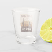 Saguaro Nationalpark California Schnapsglas (Rückseite)