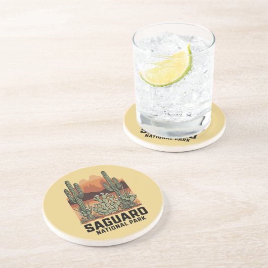 Saguaro-Nationalpark Getränkeuntersetzer (Seite)