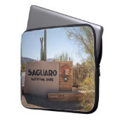 Saguaro Nationalpark Herzlich willkommene Schildkr Laptopschutzhülle (Vorderseite Links)