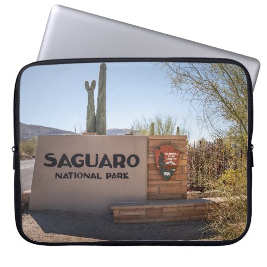 Saguaro Nationalpark Herzlich willkommene Schildkr Laptopschutzhülle (Vorderseite)