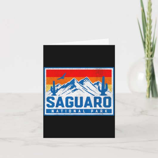 Saguaro-Nationalpark Karte (Vorderseite)
