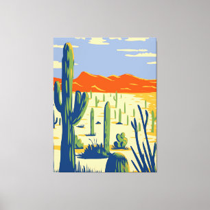 Saguaro-Nationalpark Leinwanddruck