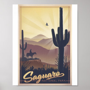 Saguaro Nationalpark Locarno Poster